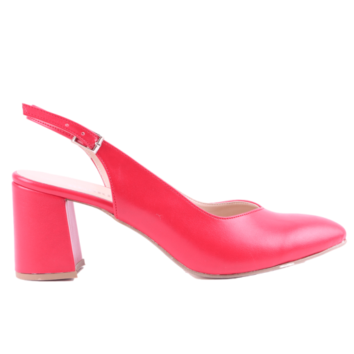 Red Ankle Strap Heels for Women MA-028