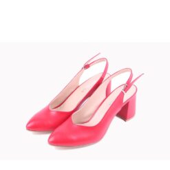 Red Ankle Strap Heels for Women MA-028