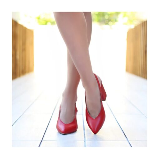 Red Ankle Strap Heels for Women MA-028