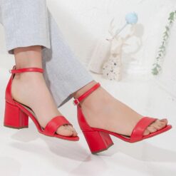 Red Short Heels for Women RA-155