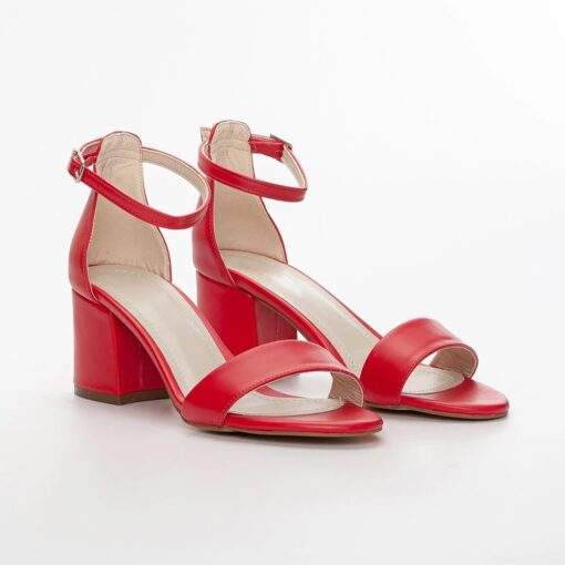 Red Short Heels for Women RA-155