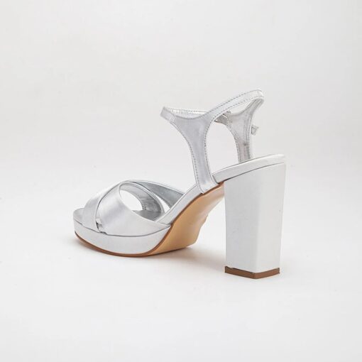 Silver Platform Dress Shoes for Women RA-063