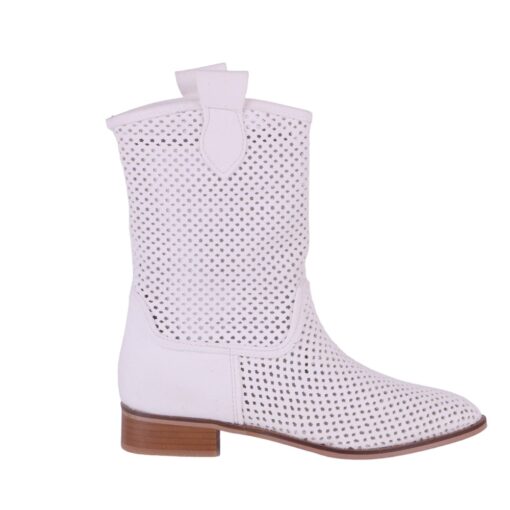 White Cowboy Boots for Women RA-8010