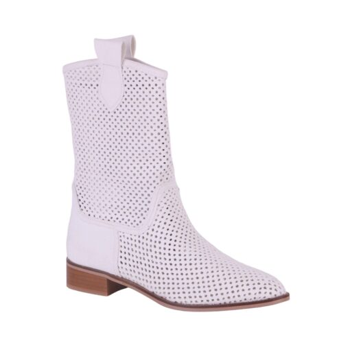 White Cowboy Boots for Women RA-8010