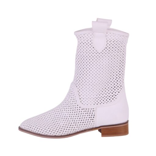 White Cowboy Boots for Women RA-8010