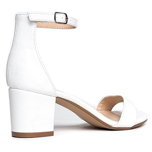 White Short Heels for Women RA-155